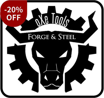 oXe Tools - Handgeschmiedeter Damast und laminierter Stahl - knifematerio.shop