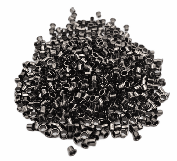 Hohlnieten - gunmetal - knifematerio.shop 