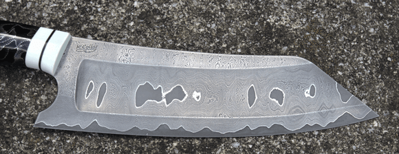 Wilder Damast 200 Lagen & ApexUltra Kern - knifematerio.shop 