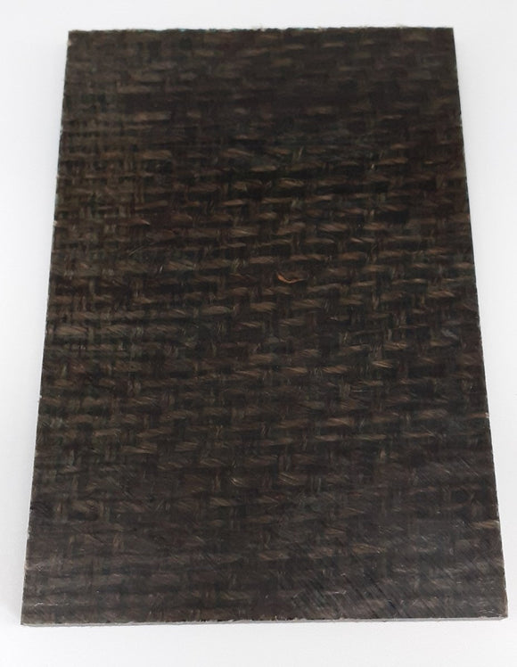 "Blau/Grün" Jute Micarta - knifematerio.shop 