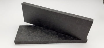 Shredded Kohlefaser Schalenpaar - knifematerio.shop 